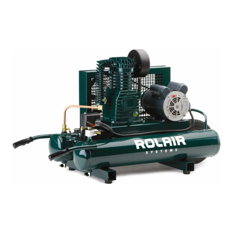 Rolair PORTABLE AIR COMPRESSOR owner's manual