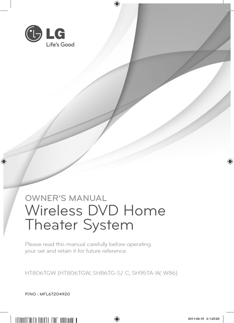 LG HT806TGW owner's manual