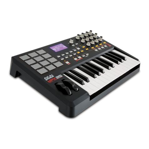 Akai MPK25 User manual Akai MPK25 User manual