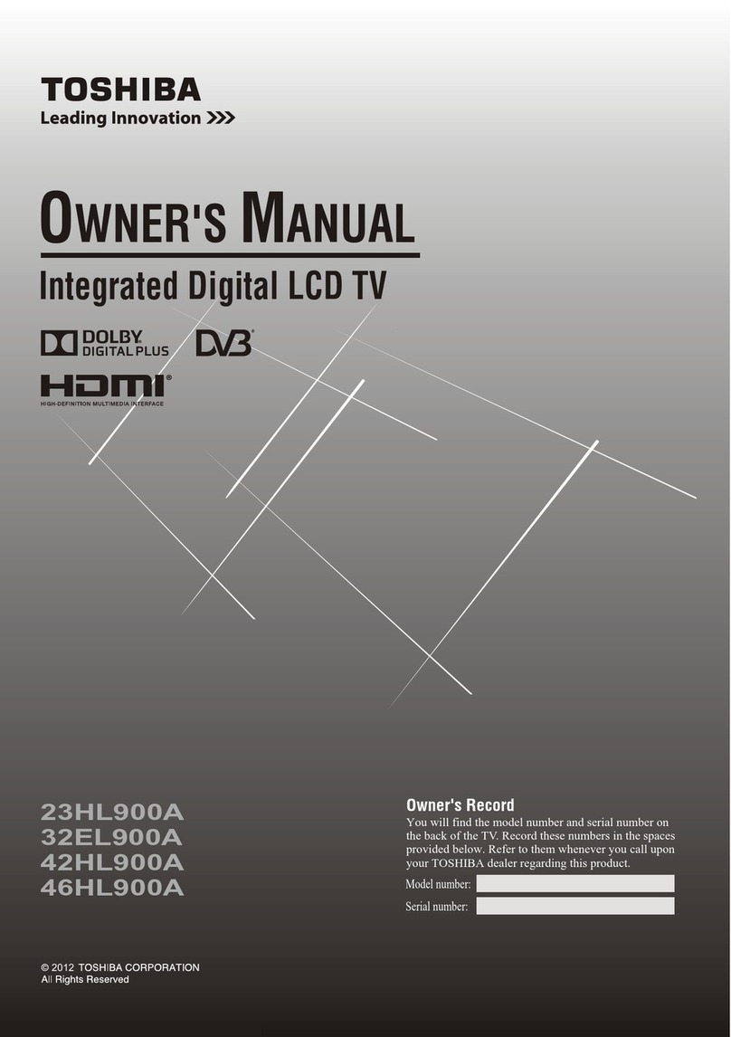 Toshiba 23HL900A User manual