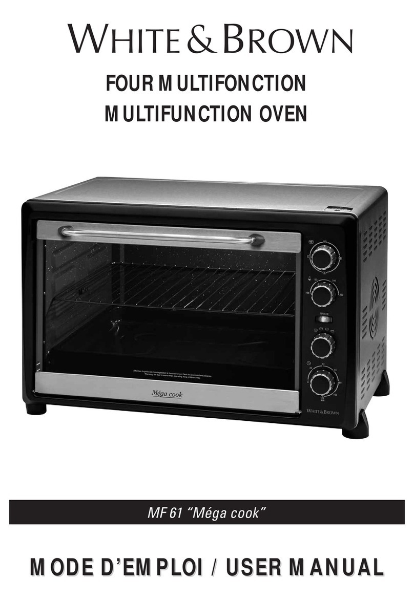 WHITE BROWN Mega cook MF 61 user manual