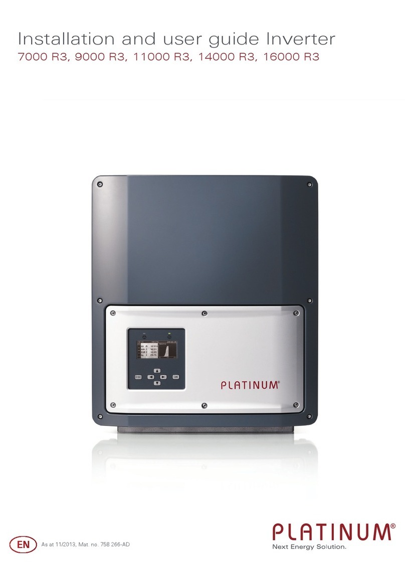 Platinum 7000 R3 Installation and user guide