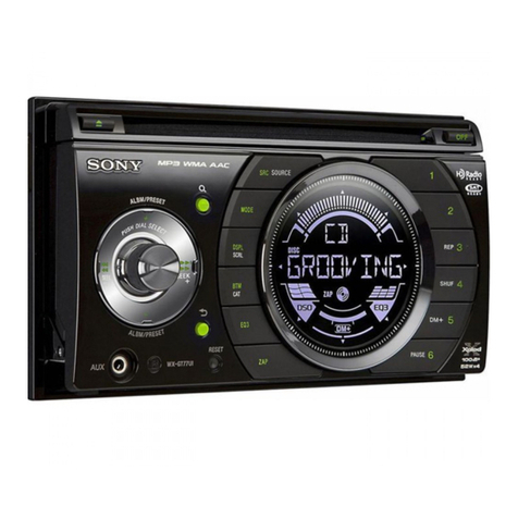 Sony WX-GT78UI User manual