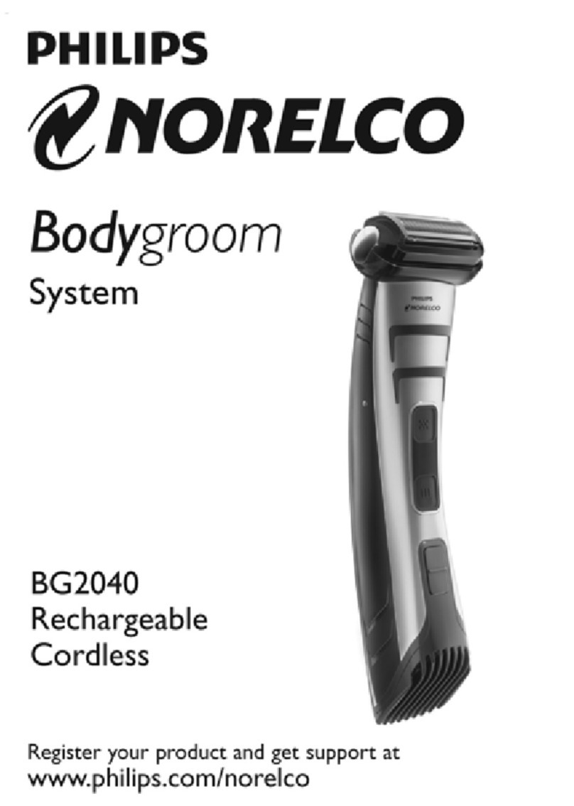 Philips Norelco BG2040 User manual Philips Norelco BG2040 User manual