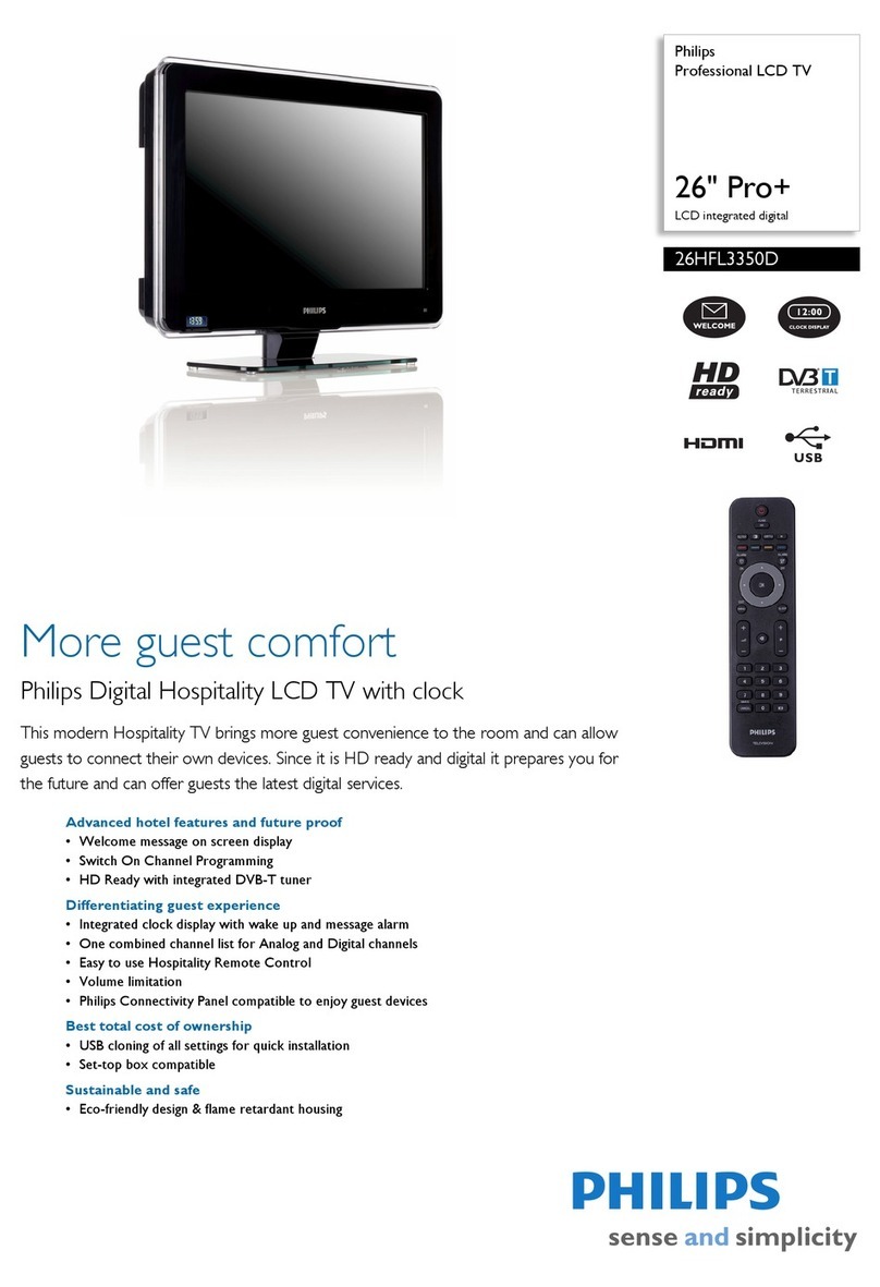 Philips 26HFL3350D User manual