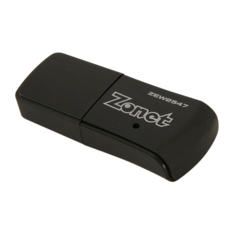 Zonet ZEW2547 User manual