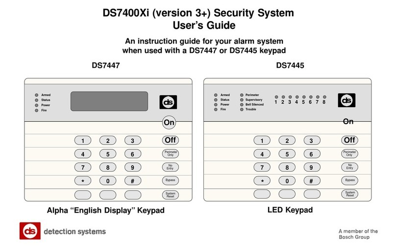 Detection Systems DS7400Xi User manual Detection Systems DS7400Xi User manual