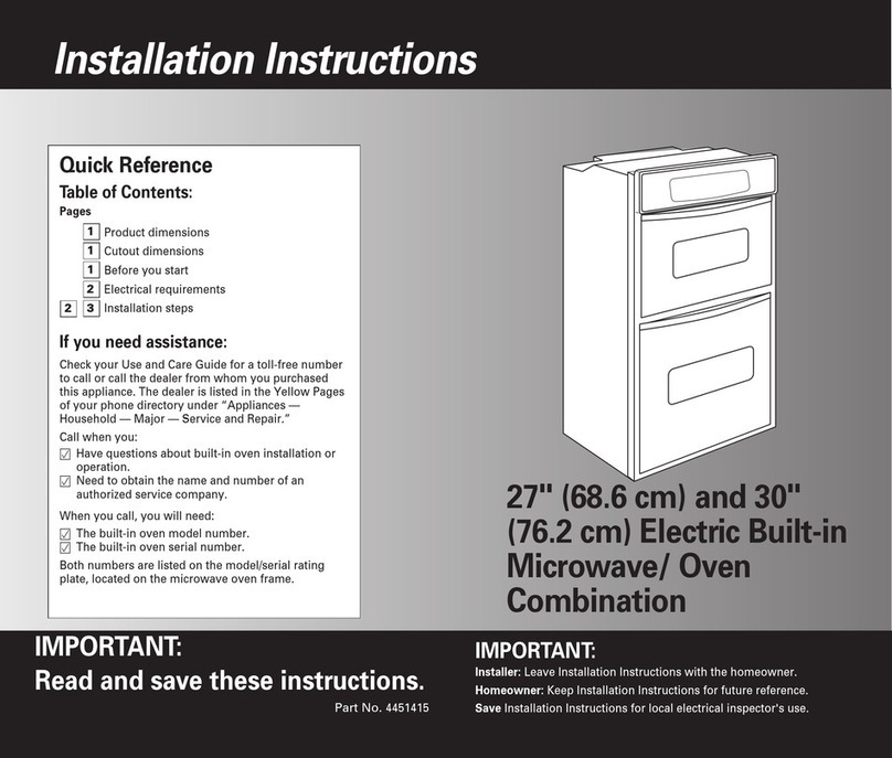 Whirlpool 27' installation instructions