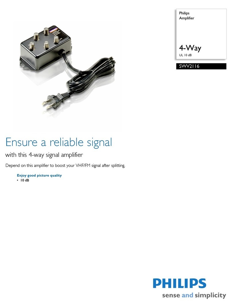 Philips SWV2116 User manual
