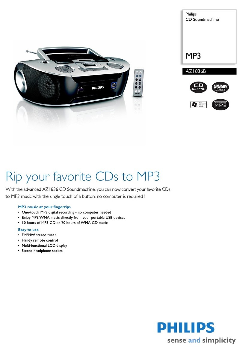 Philips AZ1836B User manual