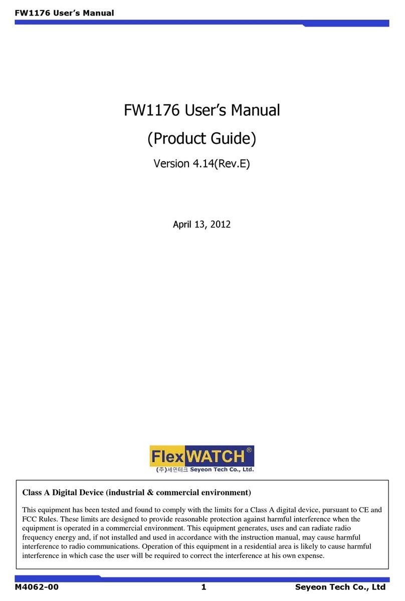 Flexwatch FW1176 user manual