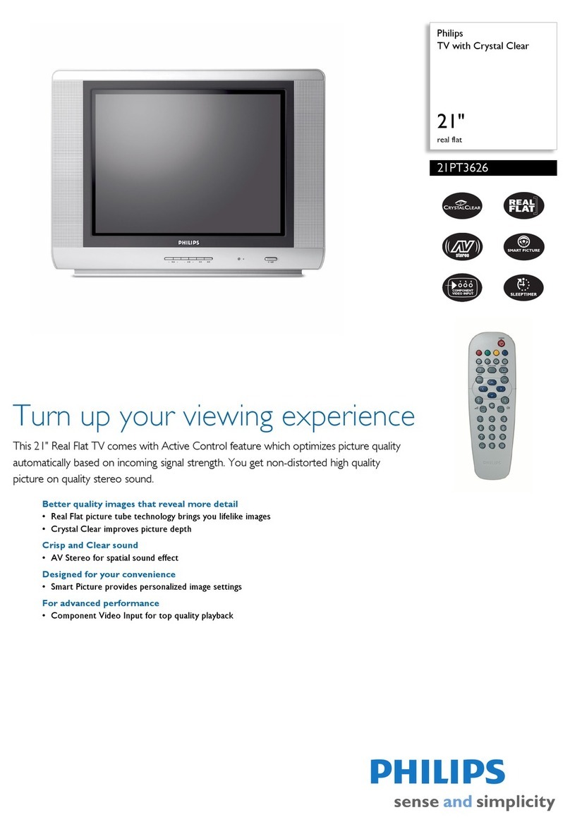 Philips 21PT3626 User manual