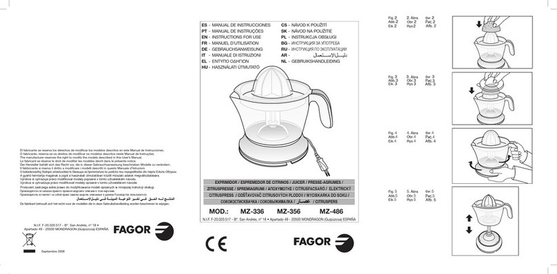 Fagor MZ-336 Instructions for use