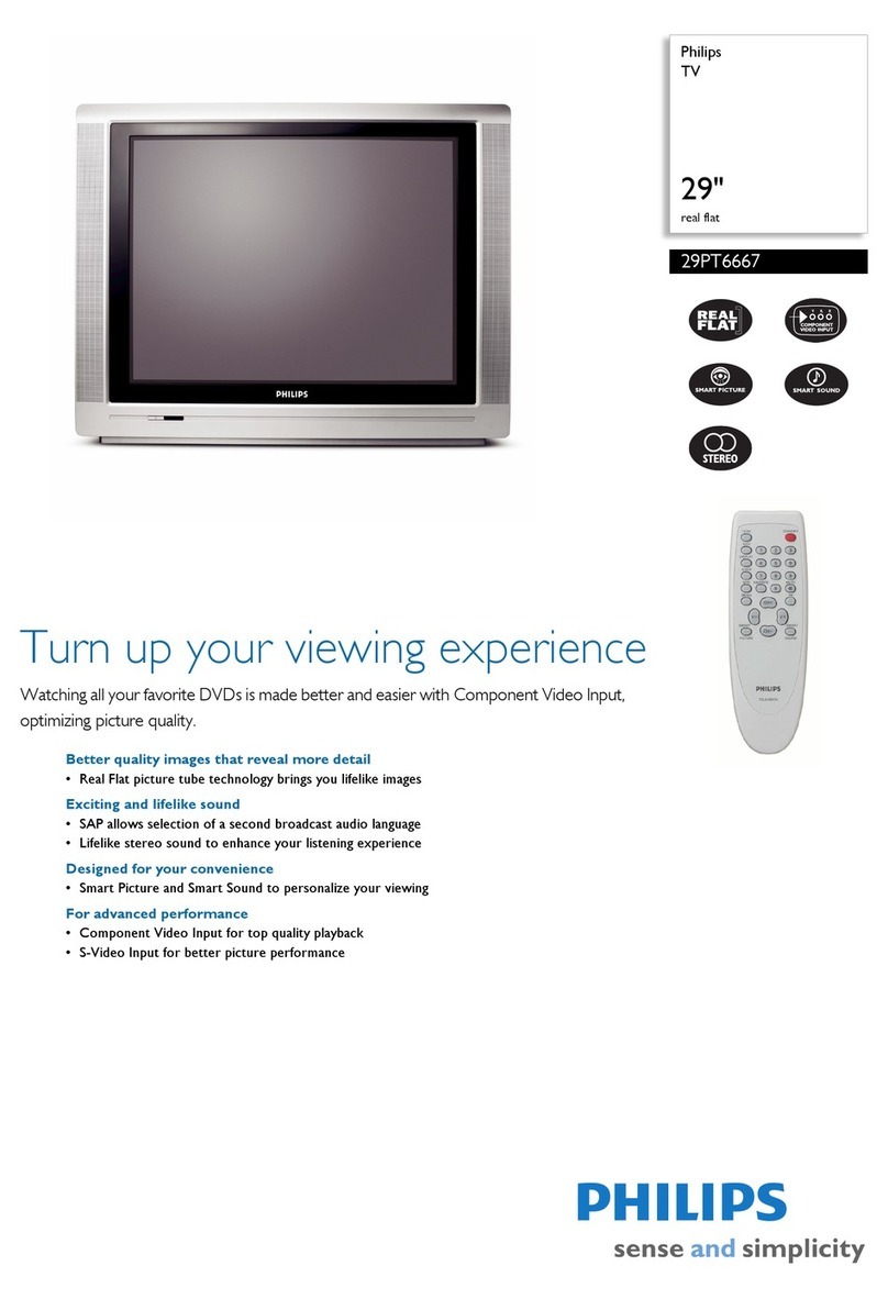 Philips 29PT6667 User manual