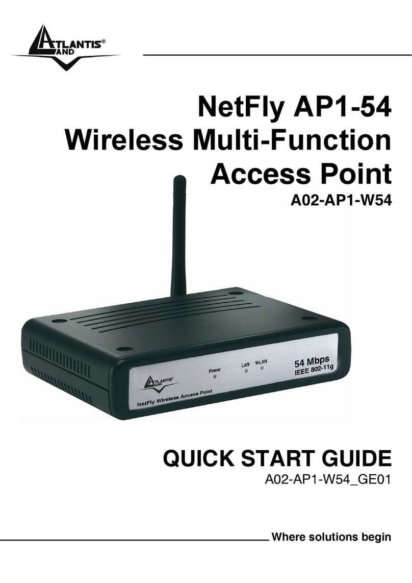 Atlantis NetFly A02-AP1-W54 quick start guide