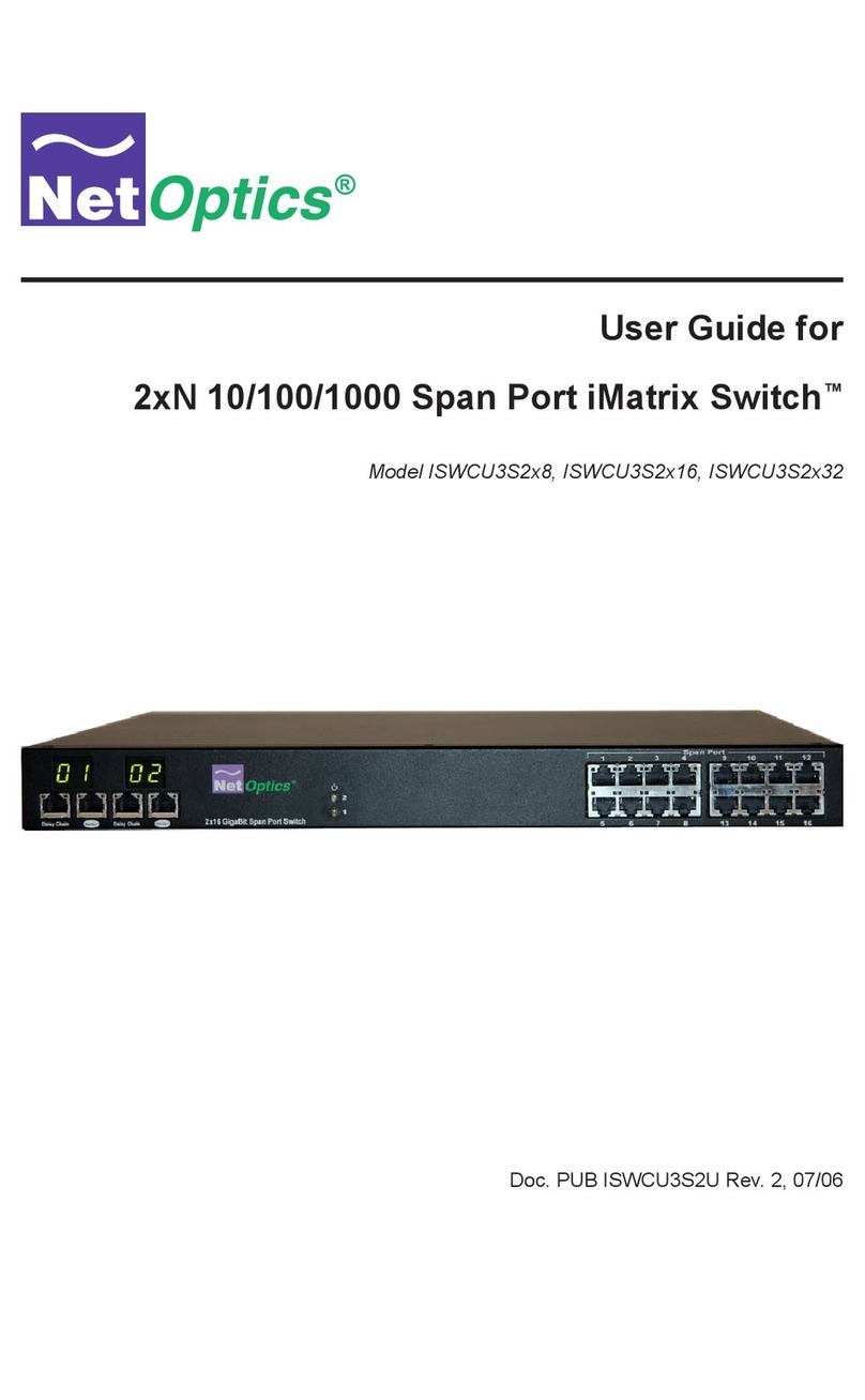 Net Optics ISWCU3S2x8 user guide