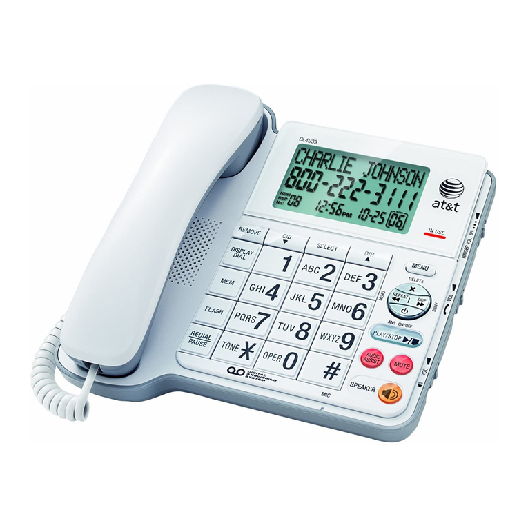 AT&T CL4939 User manual
