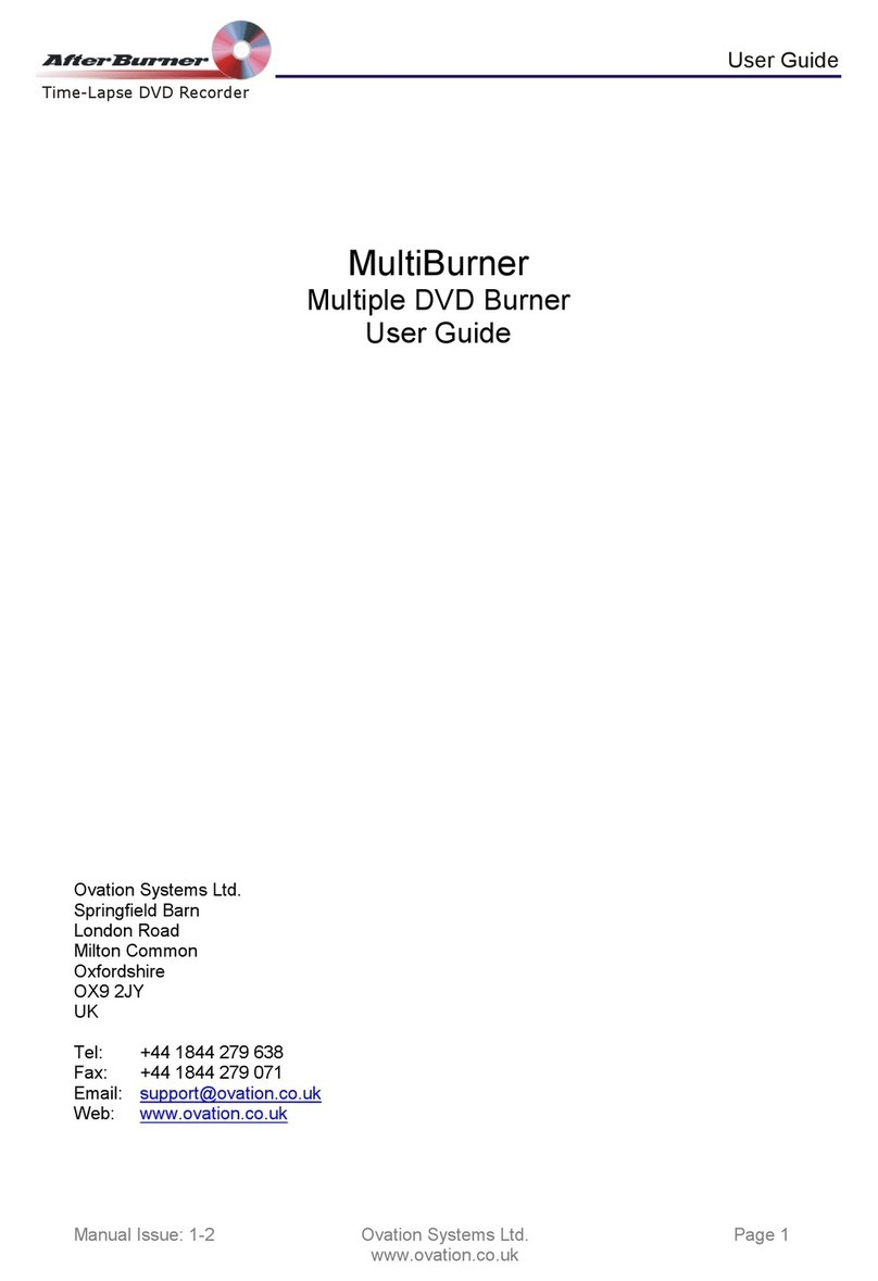 Ovation Systems MultiBurner user guide