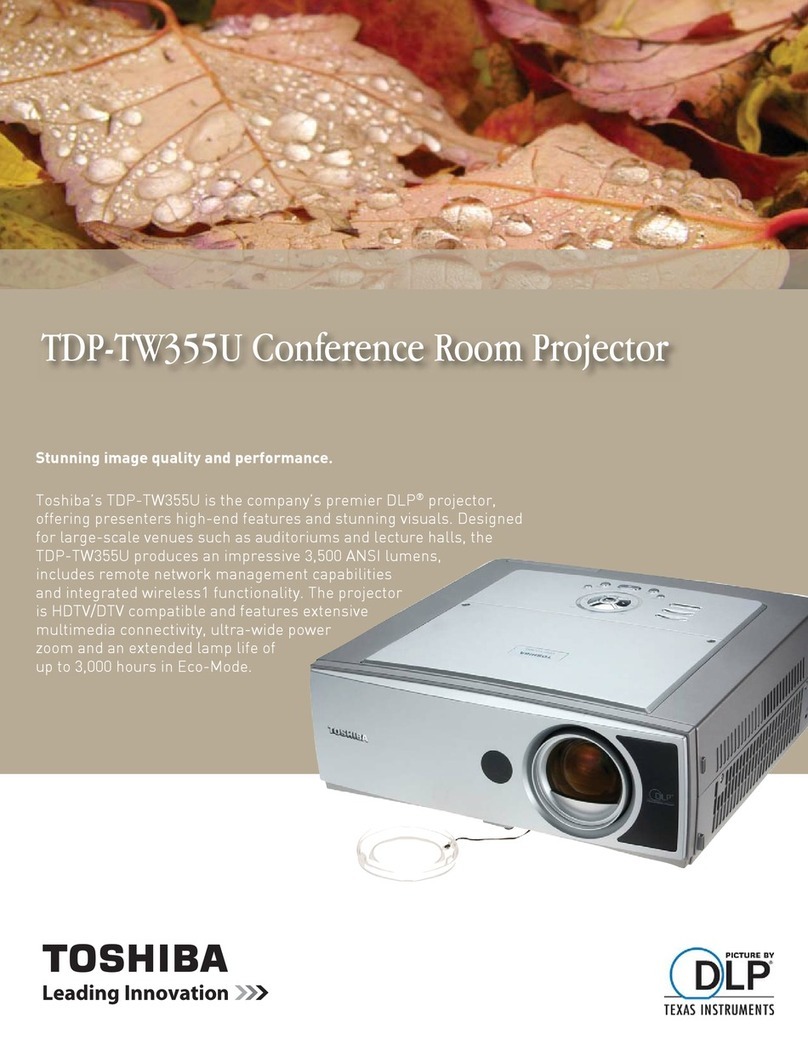Toshiba TDP-TW355U User manual Toshiba TDP-TW355U User manual