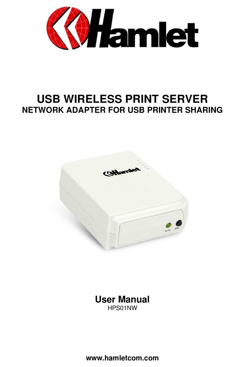 Hamlet HPS01NW User manual
