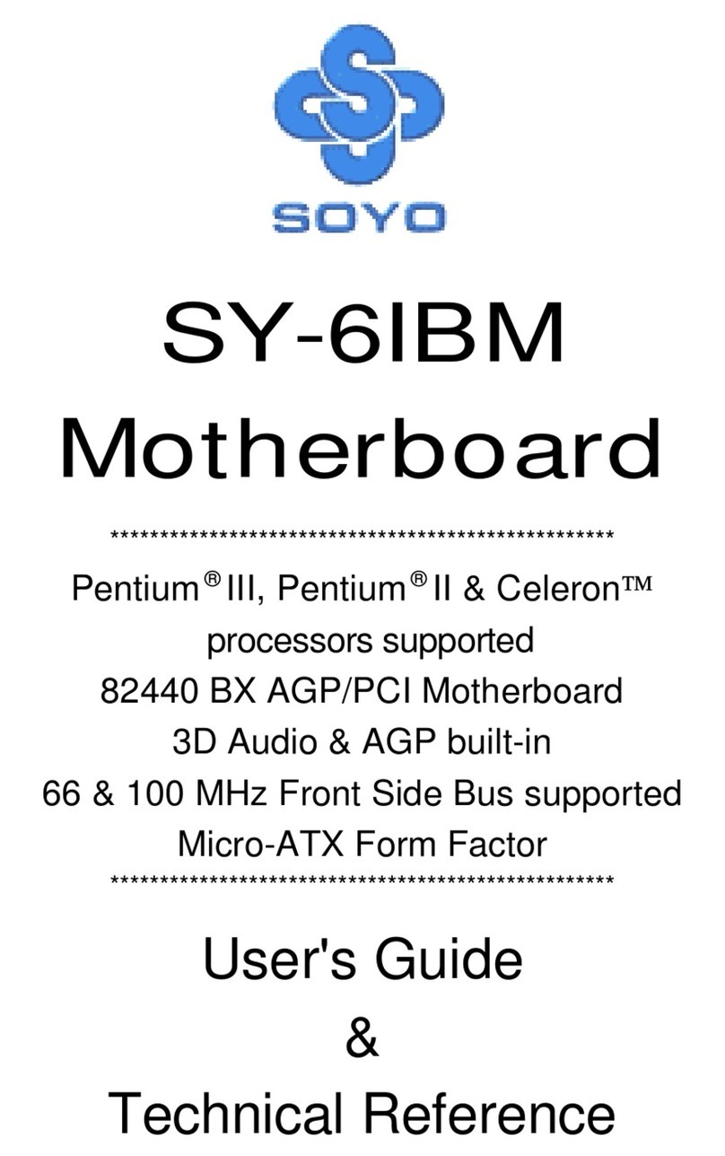 SOYO SY-6IBM User manual SOYO SY-6IBM User manual