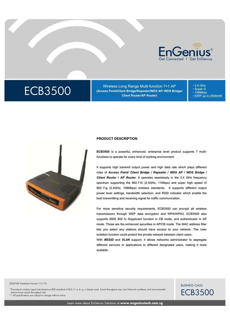 EnGenius ECB3500 Brochure & specs