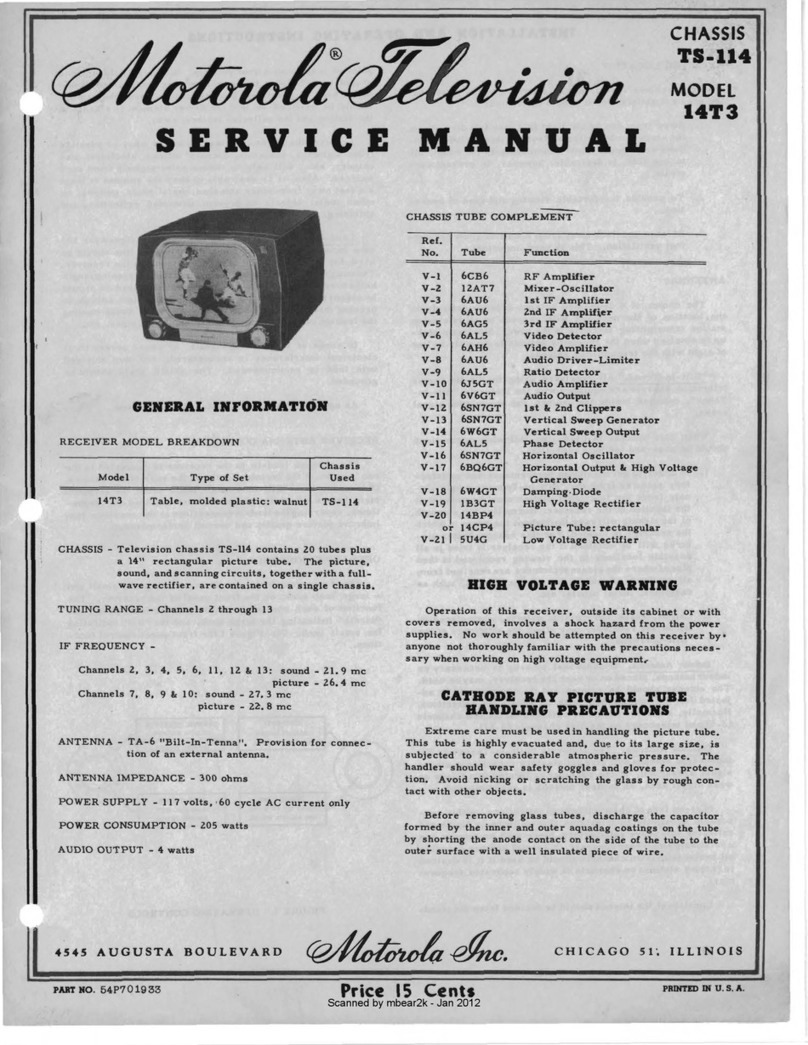 Motorola 14T3 User manual