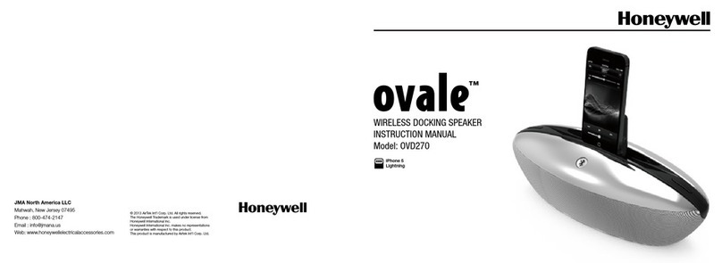 Honeywell Ovale OVD270 instruction manual