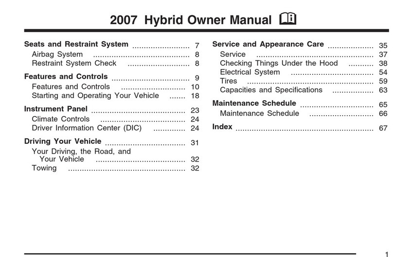 GMC Hybrid 2007 User manual