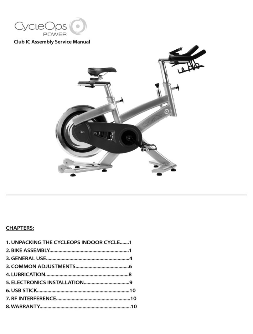 CycleOps Club IC User manual
