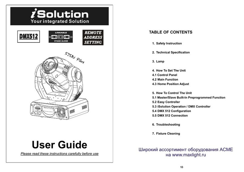 ACME iSolution User manual