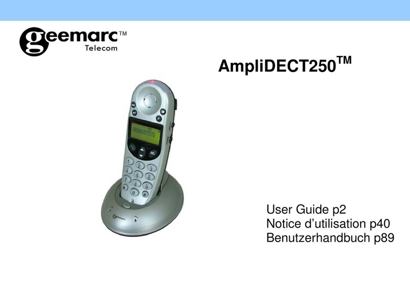 Geemarc AmpliDECT250 User manual