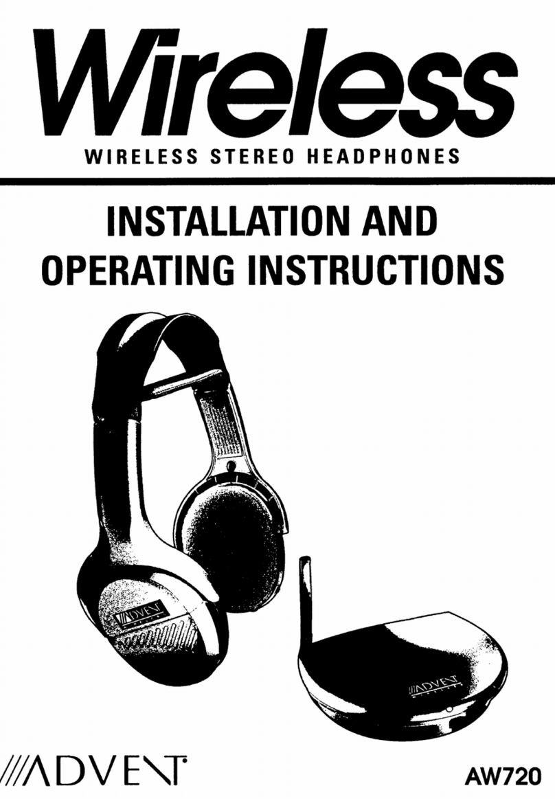 Advent AW720 Installation and operating instructions