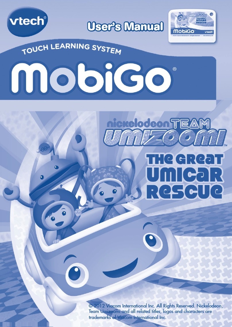 V-tech MobiGo  Game Storage User manual
