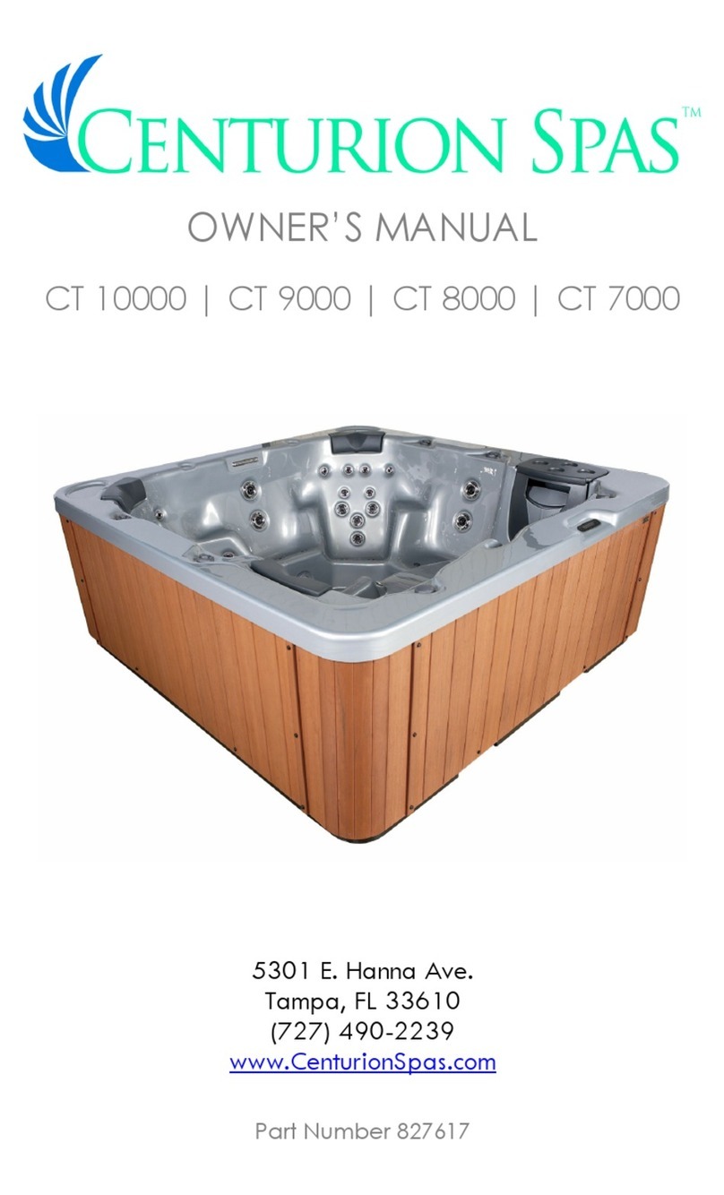 Centurion Spas CT 7000 User manual