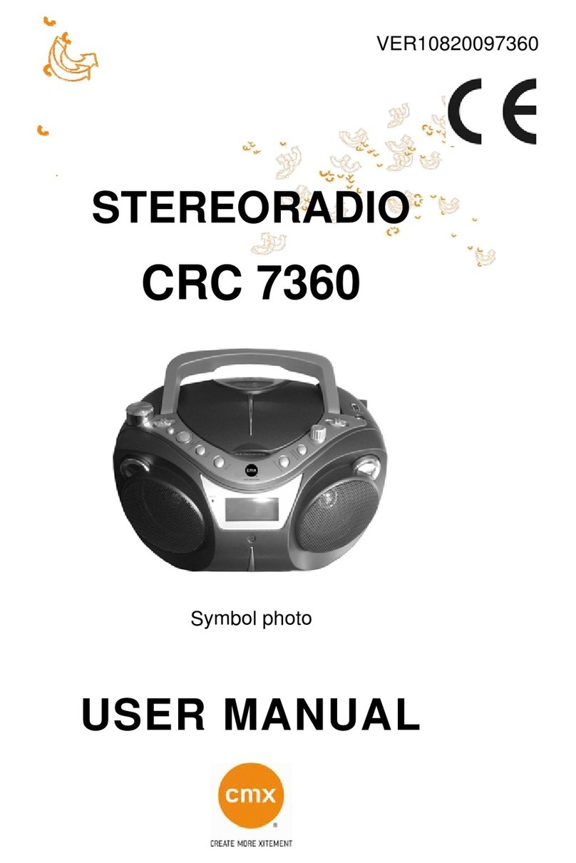 CMX CRC 7360 User manual