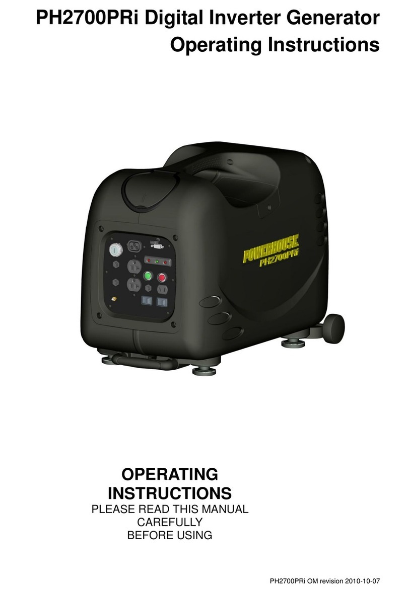 Power House PH2700PRi operating instructions