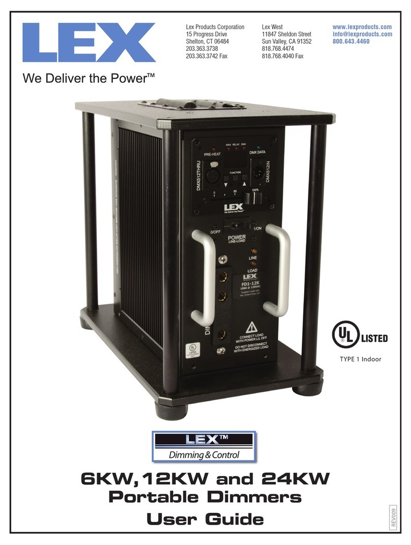 Lex 6KW User manual