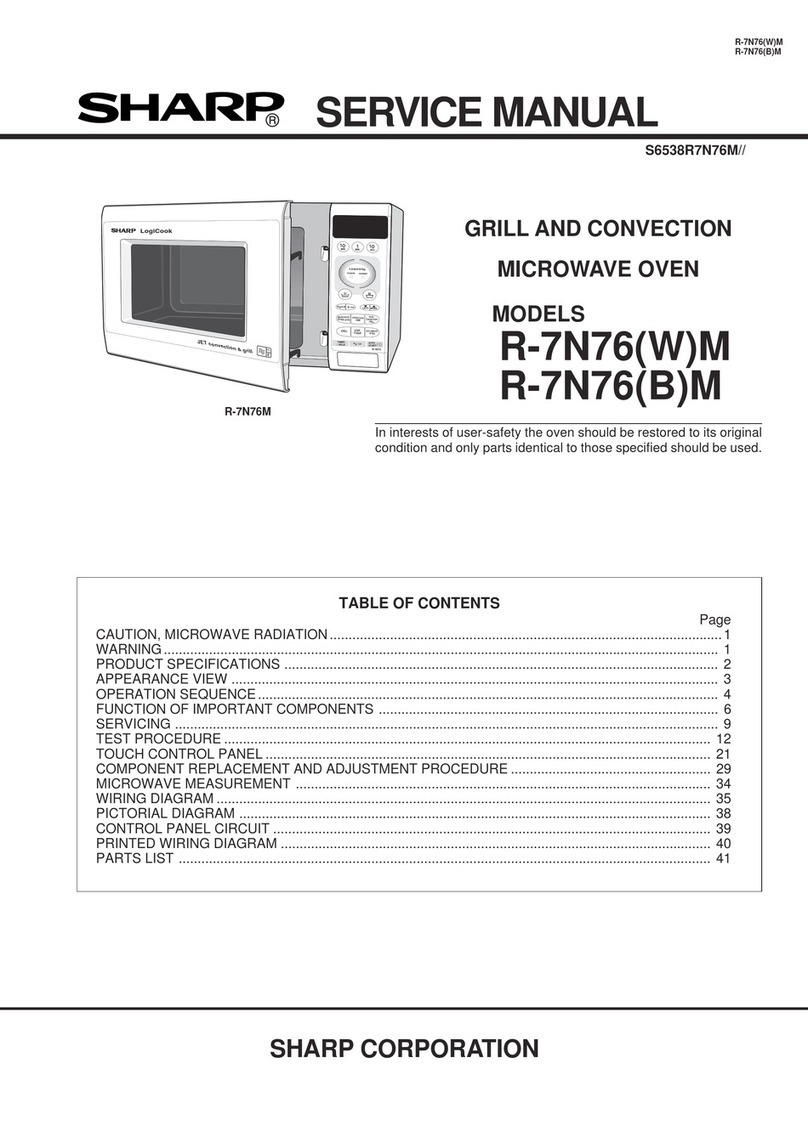 Sharp R-7N76(B)M User manual