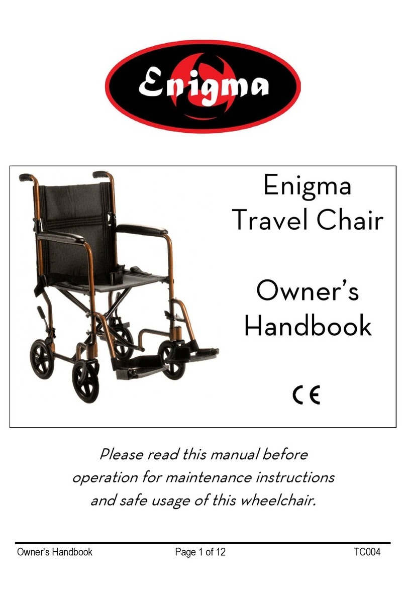 Enigma Travel Chair User guide