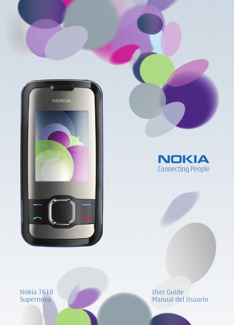 Nokia 7610 Supernova User manual