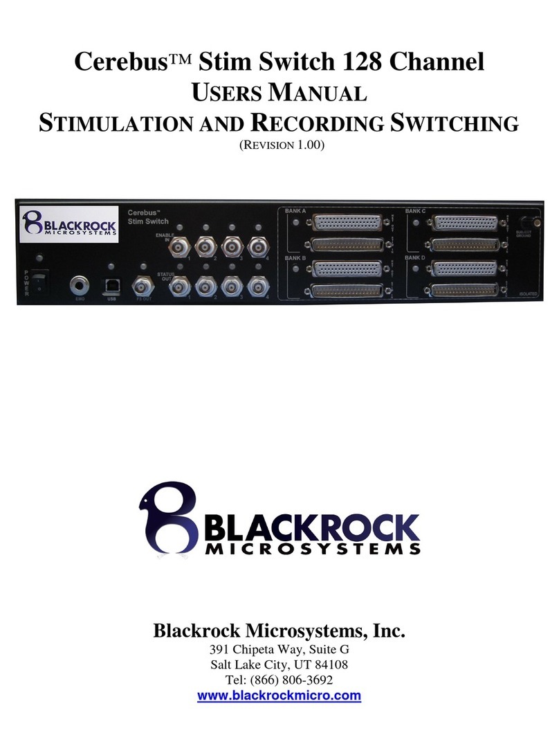 Blackrock Microsystems Cerebus user manual