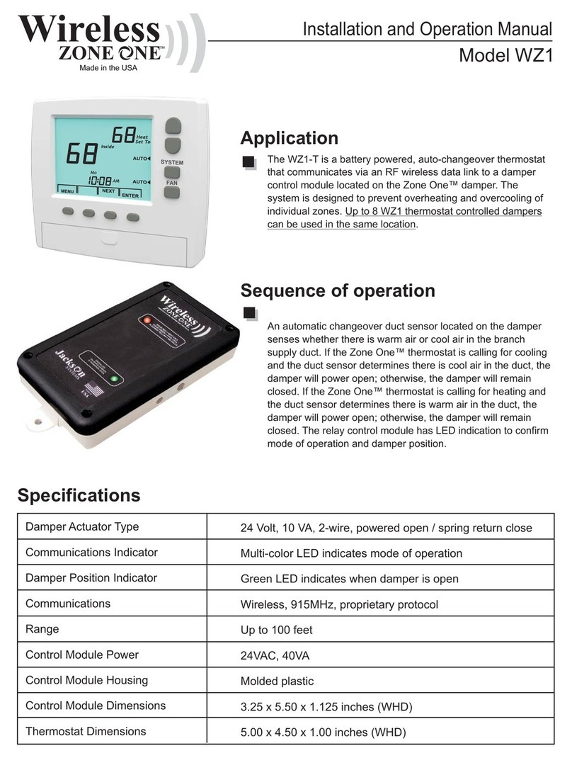 Jackson Systems WZ1 User manual Jackson Systems WZ1 User manual