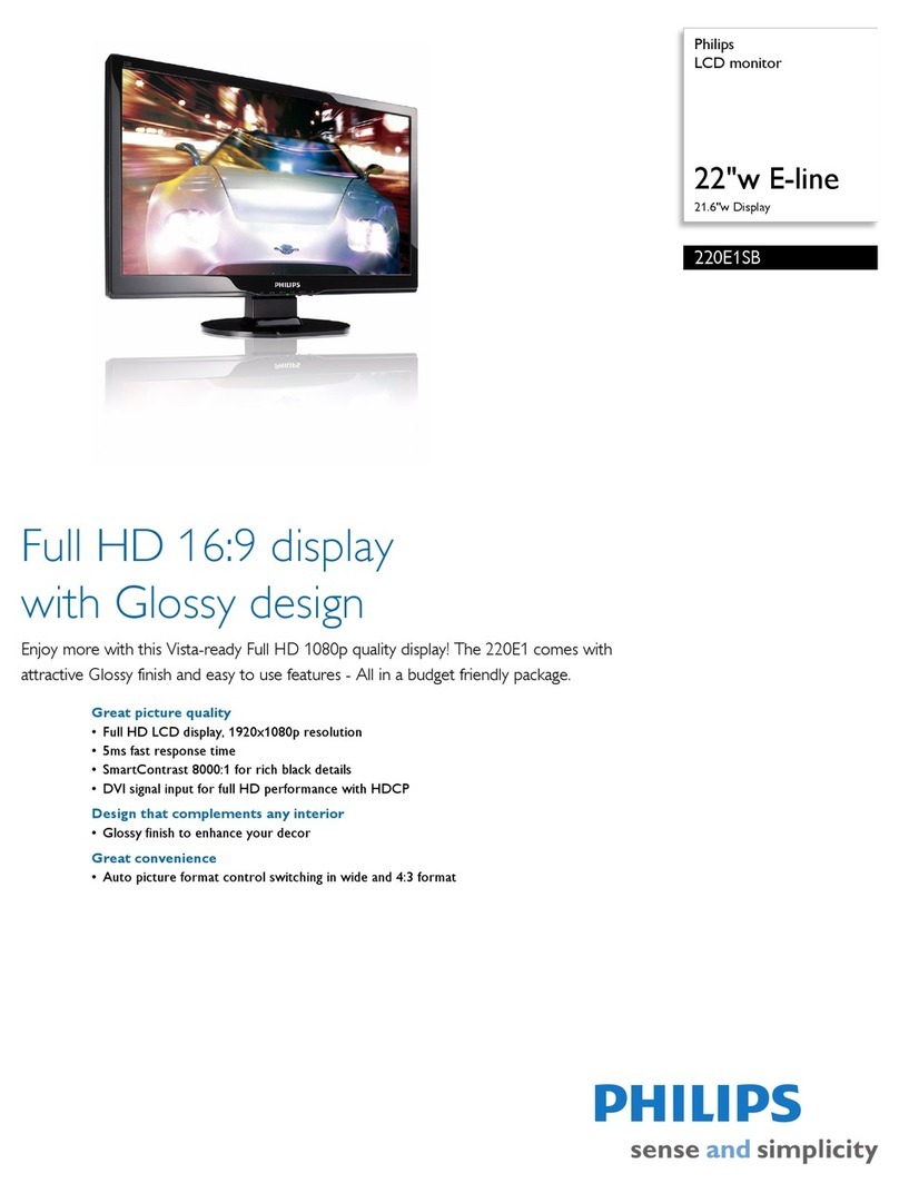 Philips 220E1SB User manual