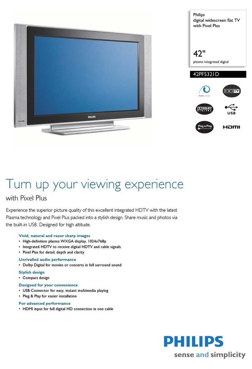 Philips 42PF5321D User manual