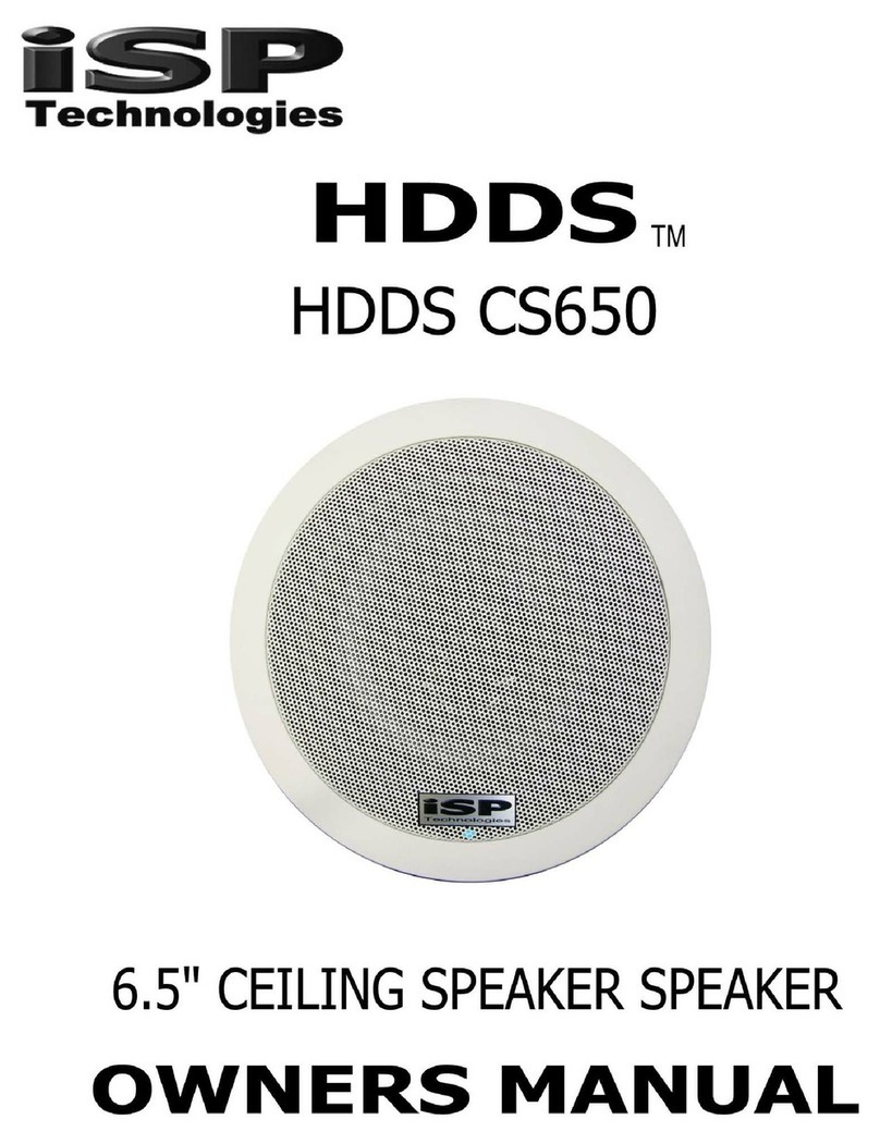 iSP Technologies HDDS CS650 User manual