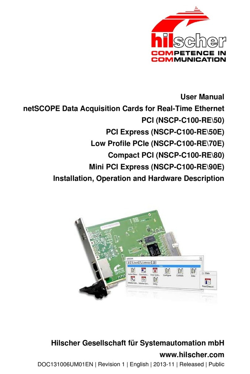 hilscher NSCP-C100-RE\50 user manual