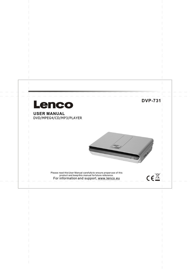 LENCO DVP-731 user manual
