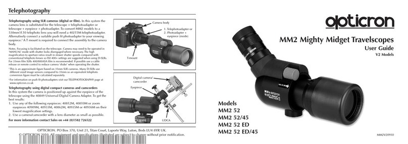 Opticron MM2 52 User manual