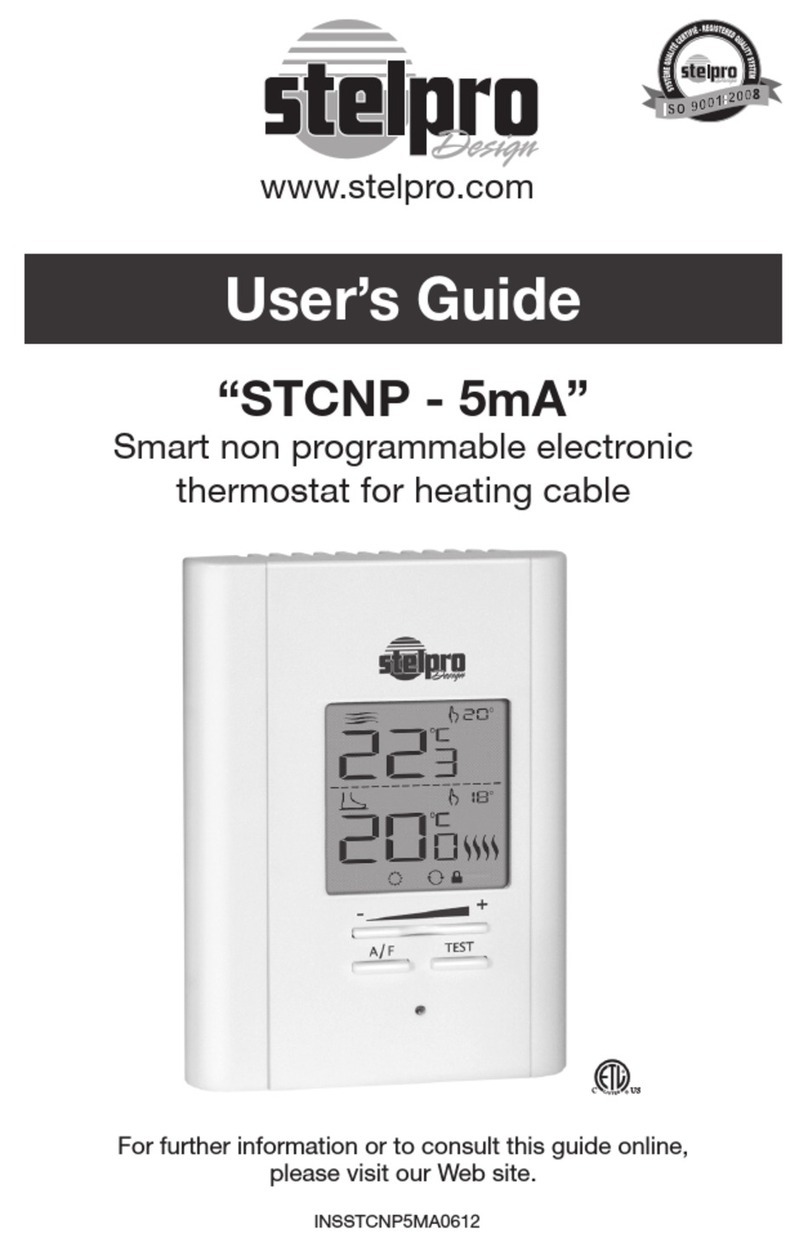 Stelpro STCNP - 5mA user guide